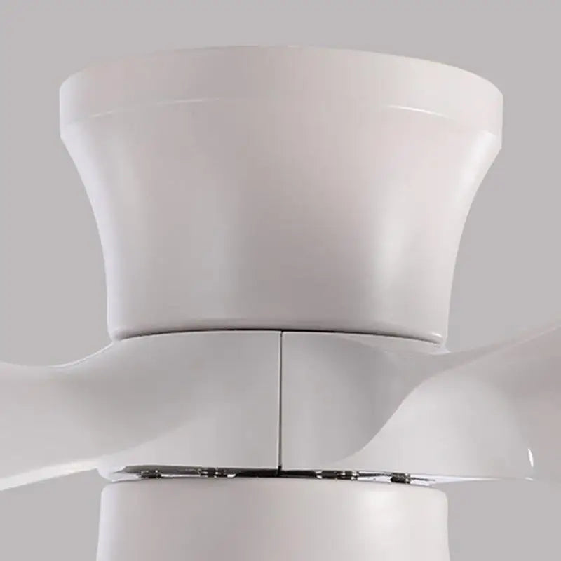 3-Curved Blade LED Flush Mount Ceiling Fan Light - Lighting > lights Fans