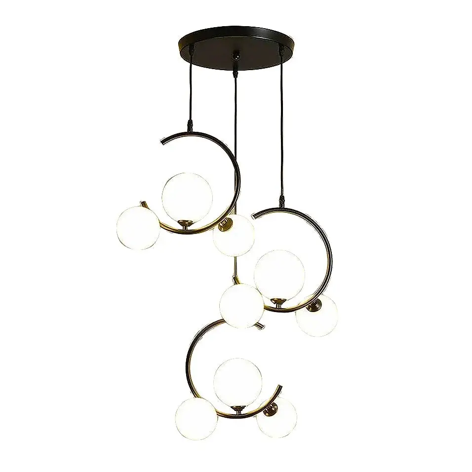 Artsy Iron Ball - Shaped Chandelier for Dining Living - Home & Garden > Lighting Fixtures
