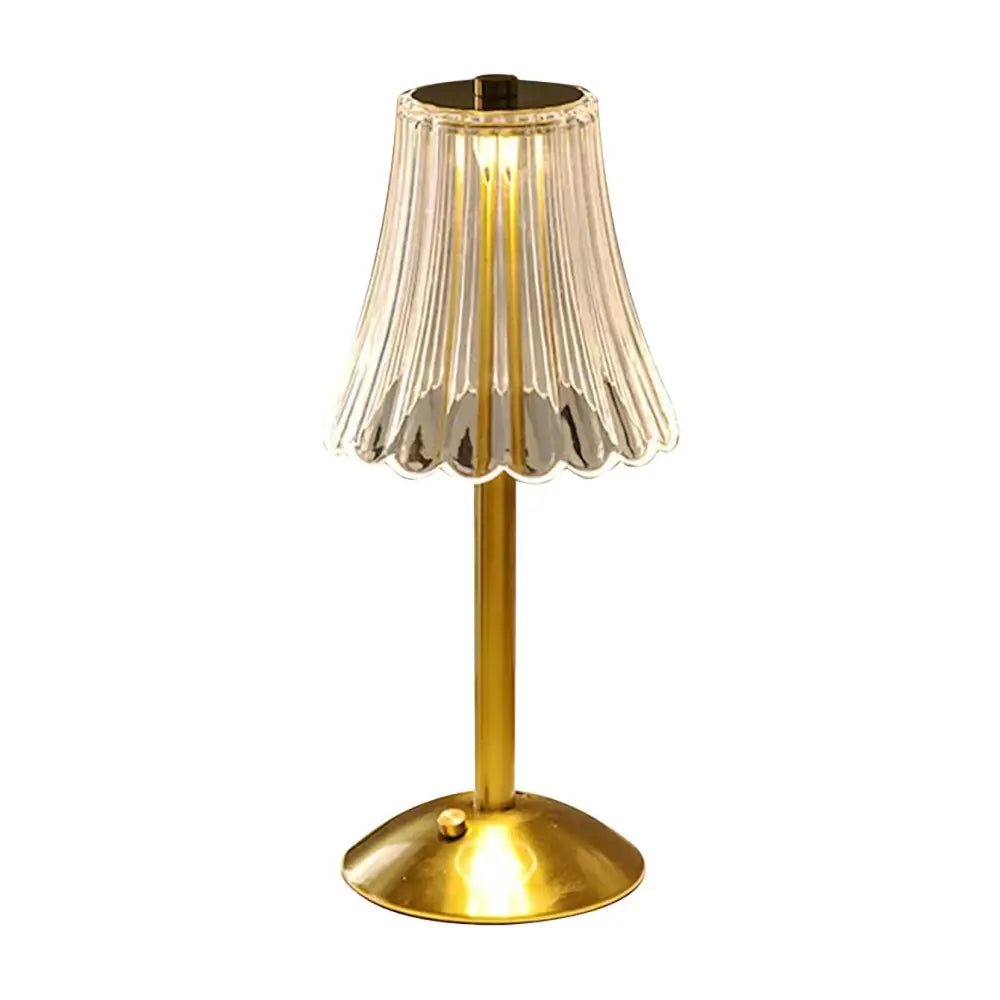 Crystal Retro Table Lamp with Dimming Modes - Type-C charging / C style - Lighting > &