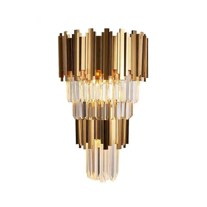 Luxury Modern Crystal Wall Sconce for Bedside Living Bedroom - Sconces