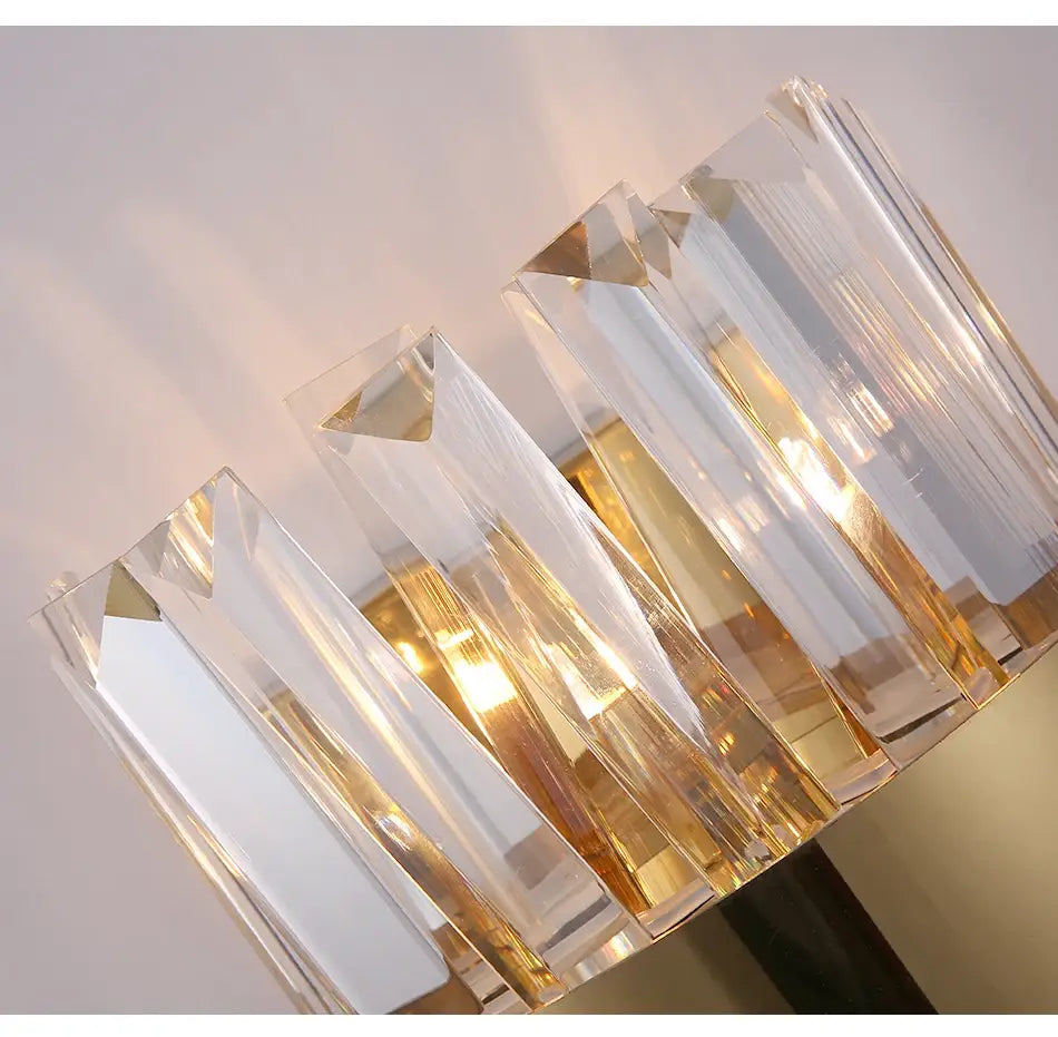 Luxury Modern Crystal Wall Sconce for Bedside, Bedroom, Hallway