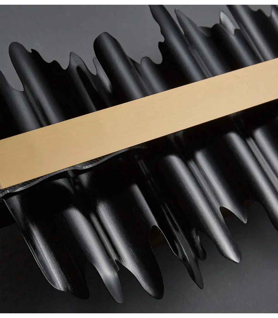 Moderner rechteckiger Kronleuchter „Iceberg“ für Esszimmer und Küche