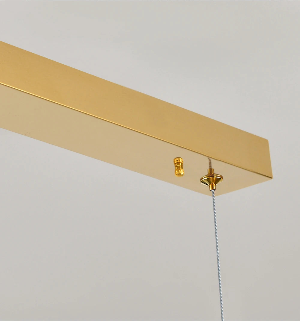 Moderner hängender Wellen-LED-Kronleuchter für Esszimmer, Küche, Bar