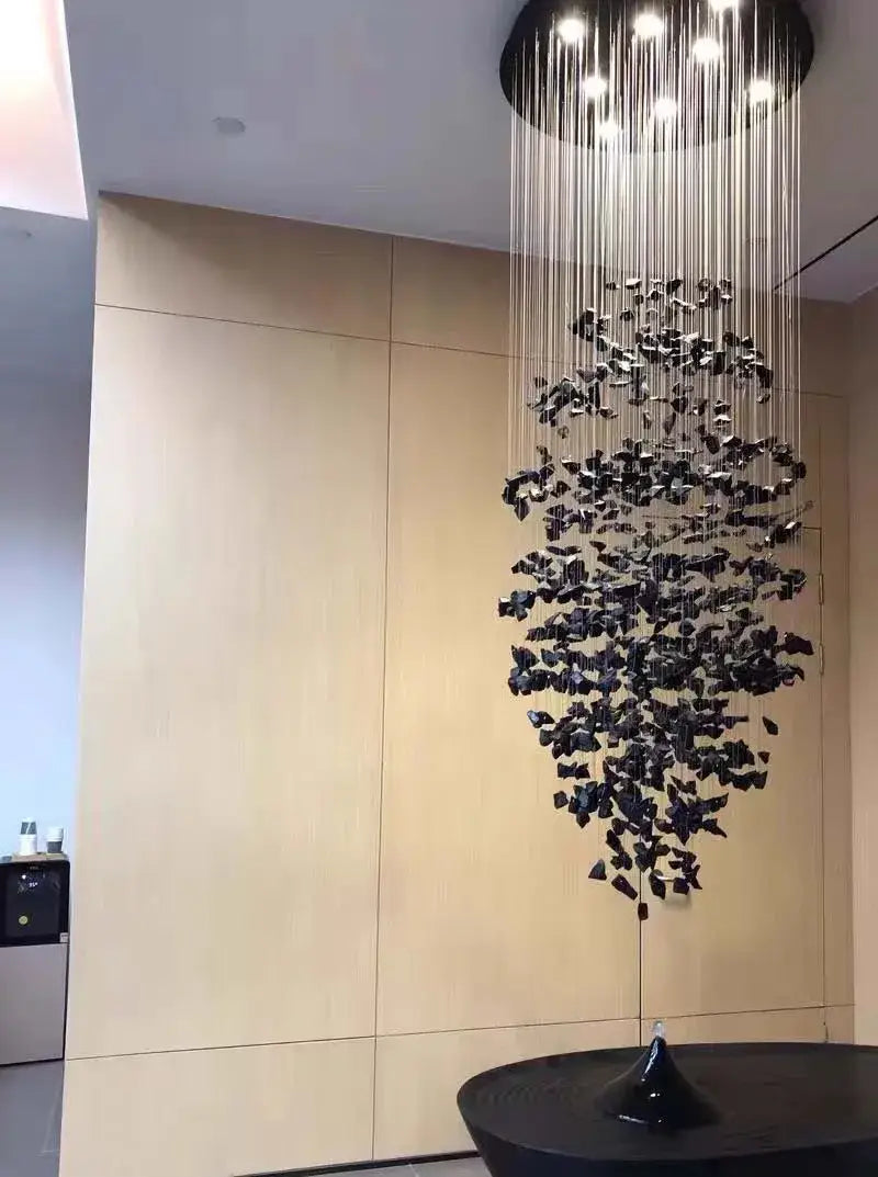 Luxury Clear Stone Crystal Chandelier for Staircase, Hallway