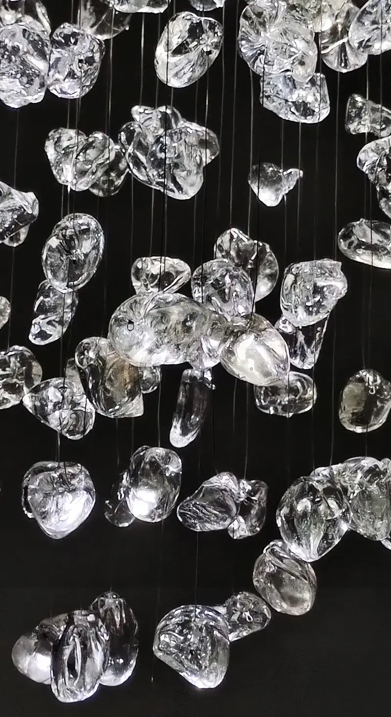 Luxury Clear Stone Crystal Chandelier for Staircase, Hallway