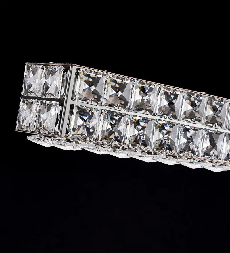 Moderner hängender LED-Kristallkronleuchter für Esszimmer, Küche, Bar