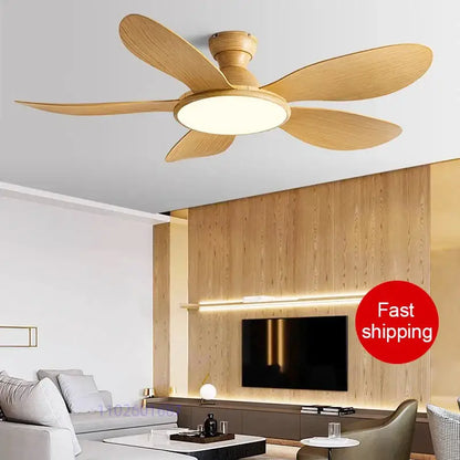 52 Inch Modern LED Ceiling Fan with Remote Control Fans