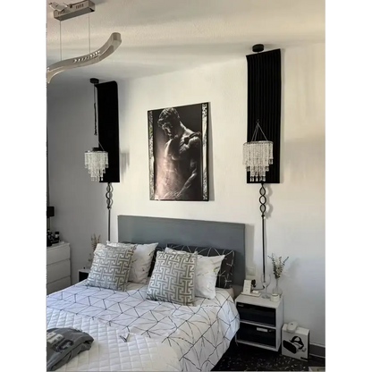 Acrylic Crystal Drop Chandelier for Weddings & Events - Without Lamp / 23x37cm - Home