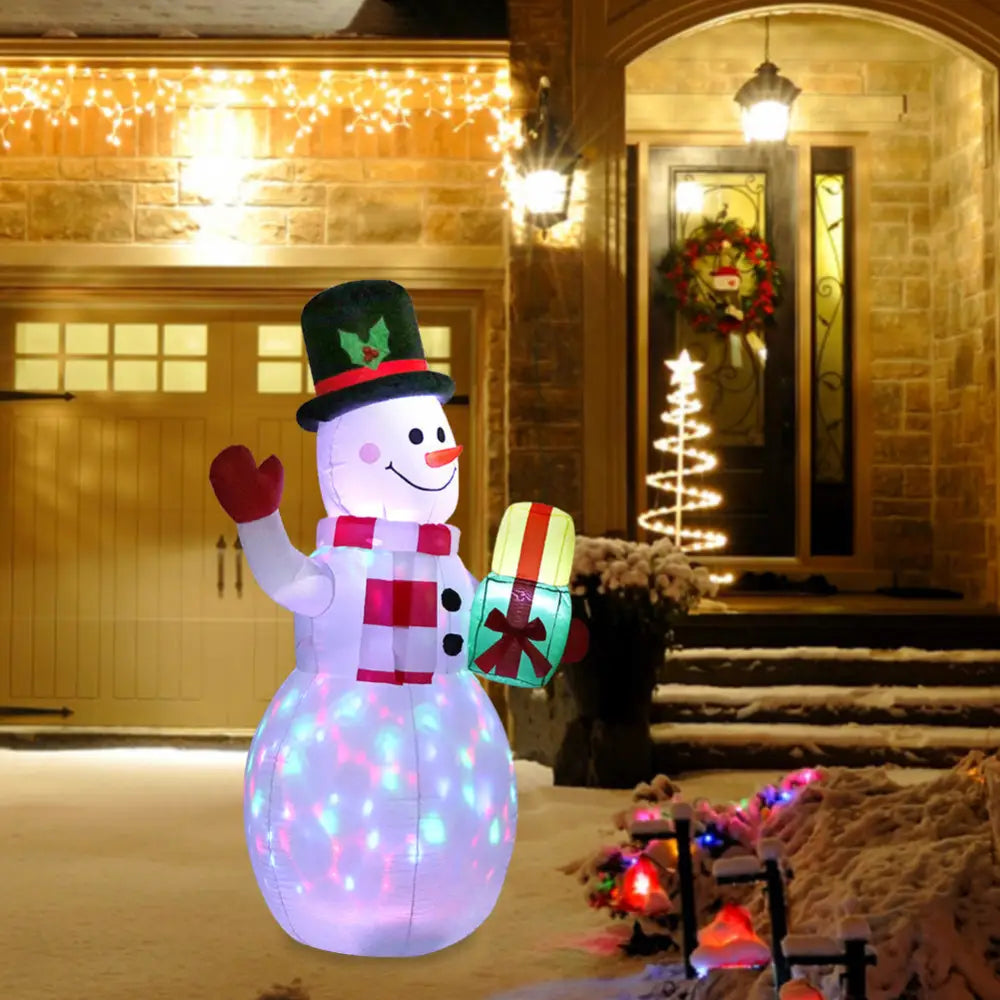 Christmas LED Inflatable Yard Decor – Santa Tree Snowman - Home & Garden > Seasonal Holid