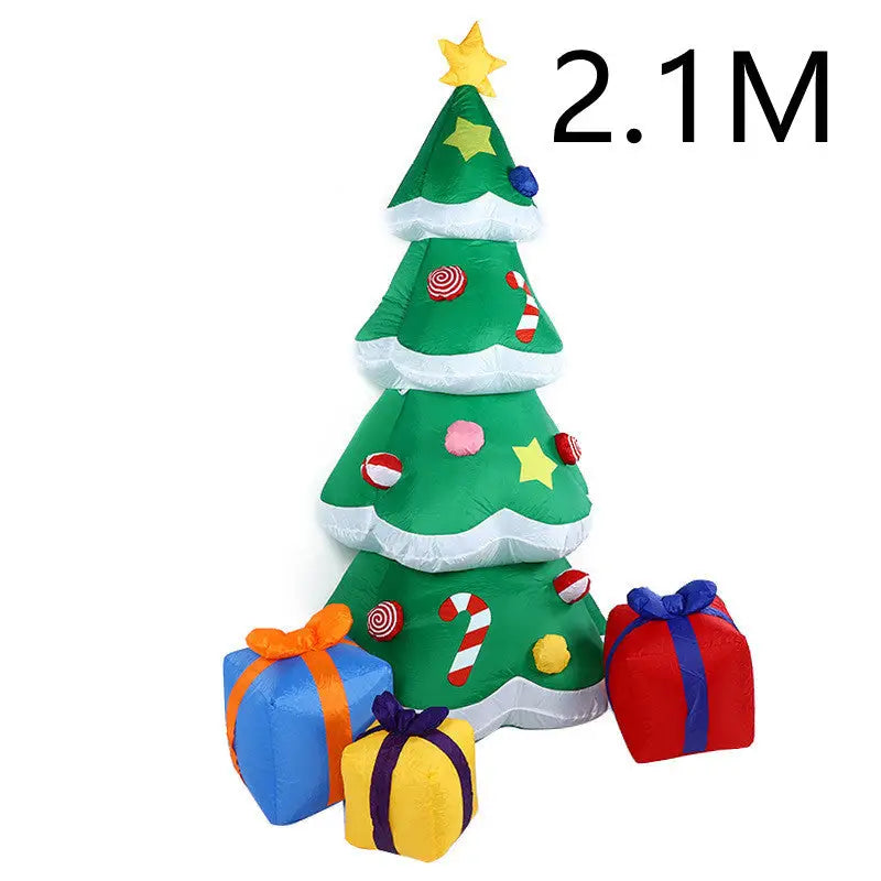 Christmas LED Inflatable Yard Decor – Santa Tree Snowman - tree / EU - Home & Garden >