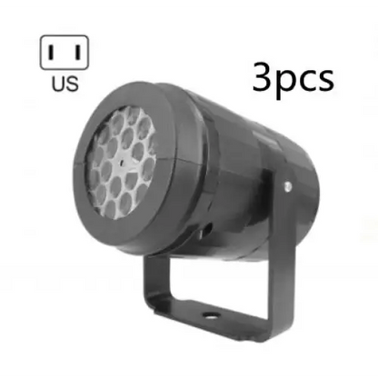 Christmas Snowflake Projector Light – LED Rotating Spotlight - US3pcs - Home & Garden >