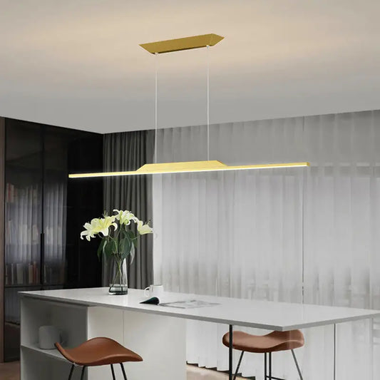 Creative Minimalist Chandelier for Dining Kitchen - Gold / Cool Light L31.5’ L80.0cm