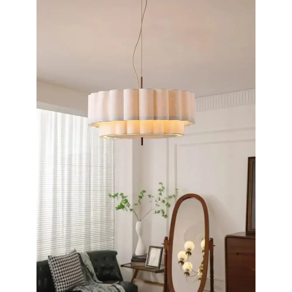 Japanese Wabi Sabi Fabric Hanging Chandelier - Home & Garden > Lighting Fixtures