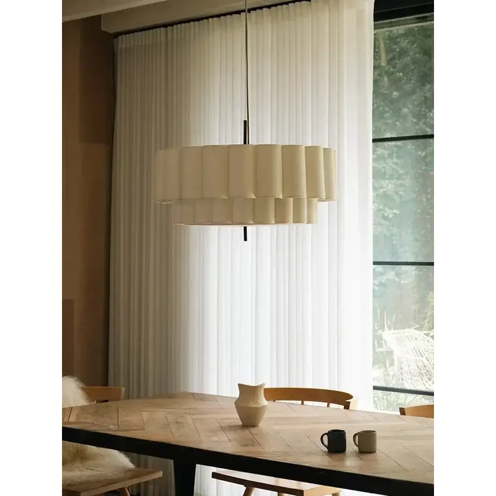 Japanese Wabi Sabi Fabric Hanging Chandelier - Home & Garden > Lighting Fixtures