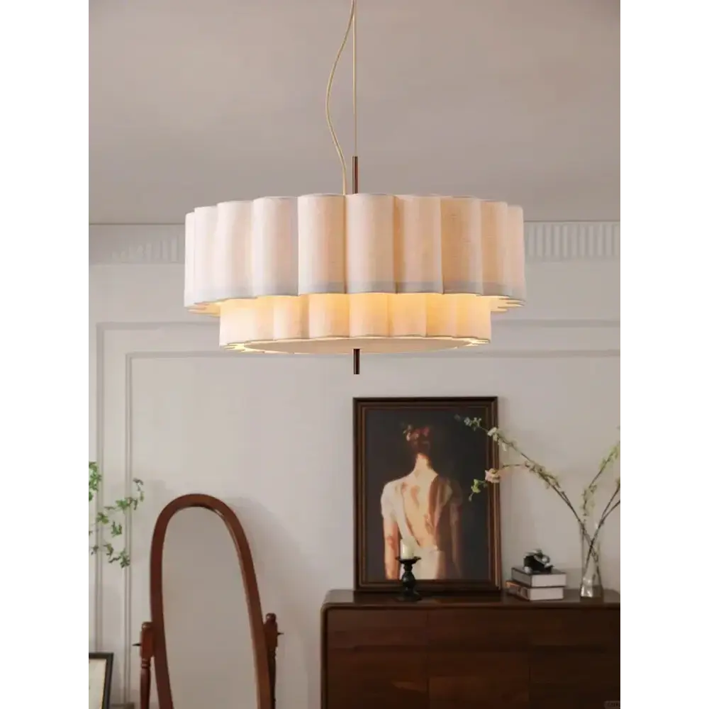 Japanese Wabi Sabi Fabric Hanging Chandelier - Home & Garden > Lighting Fixtures