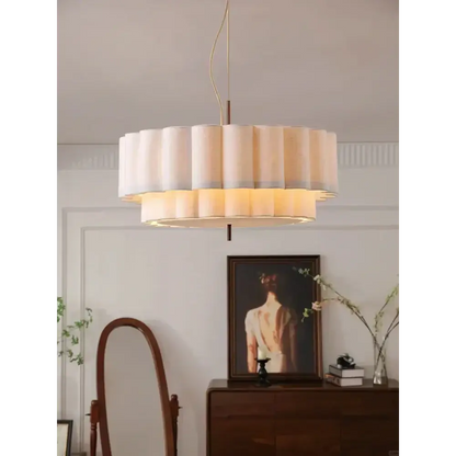 Japanese Wabi Sabi Fabric Hanging Chandelier - Home & Garden > Lighting Fixtures