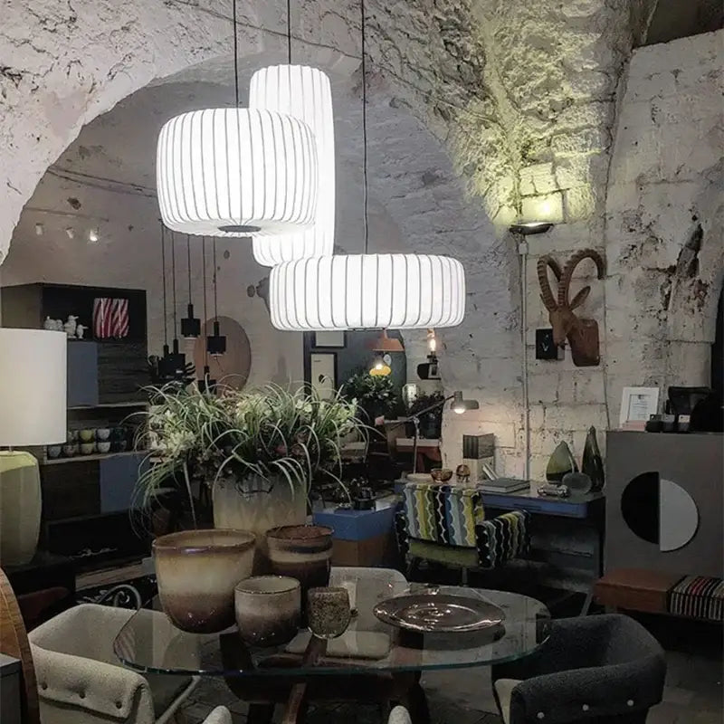 Japanese Wabi Sabi Silk Chandelier - Home & Garden > Lighting Fixtures Chandeliers