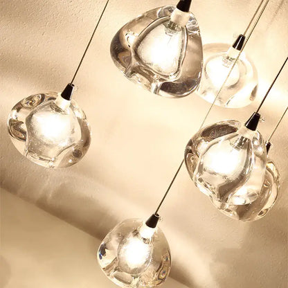 Luxury Modern Crystal LED Chandelier for Staircase Lobby - Home & Garden > Lighting