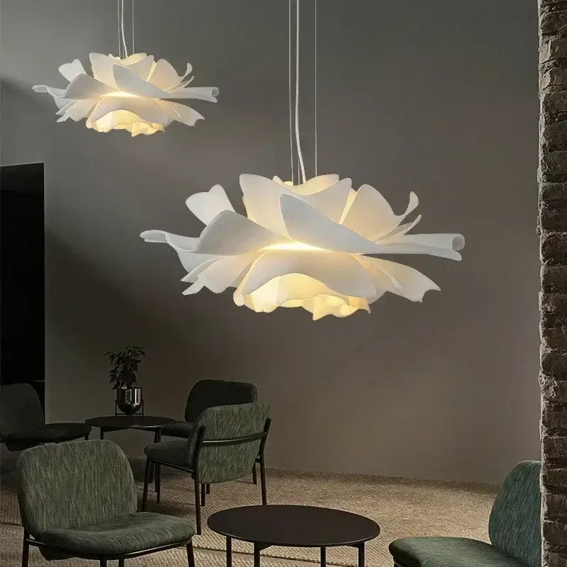 Modern Acrylic Flower Chandelier LED Pendant Light - Chandeliers