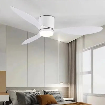 Modern Ceiling Fan with LED Light & Remote – 42/52 Inch Lighting > lights Fans
