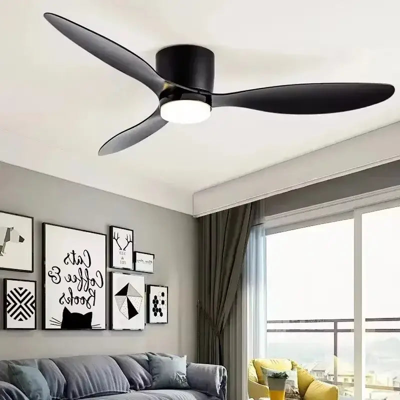 Modern Ceiling Fan with LED Light & Remote – 42/52 Inch Lighting > lights Fans