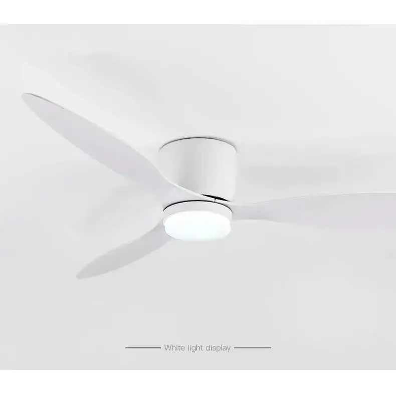 Modern Ceiling Fan with LED Light & Remote – 42/52 Inch white light / 42inch DC Motor