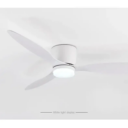 Modern Ceiling Fan with LED Light & Remote – 42/52 Inch white light / 42inch DC Motor