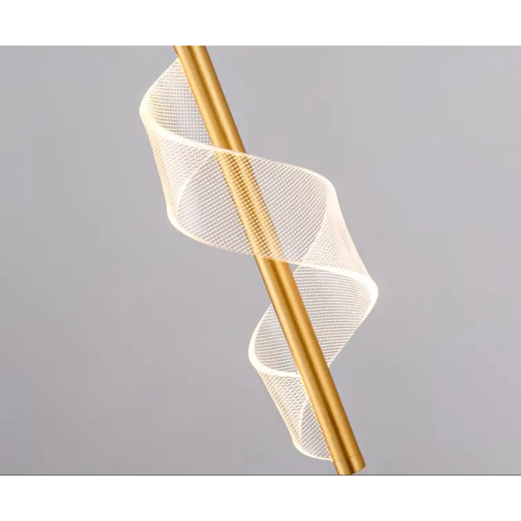 Modern Long Spiral Chandelier for Staircase Lobby Living - Home & Garden > Lighting