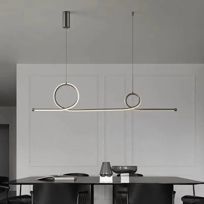 Live Long Led Modern Long Strip LED Pendant Light for Living, Dining | Toplightstore
