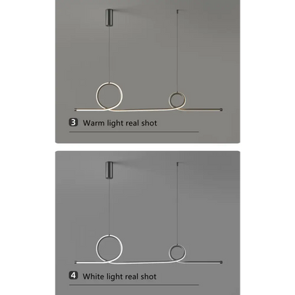 Live Long Led Modern Long Strip LED Pendant Light for Living, Dining | Toplightstore