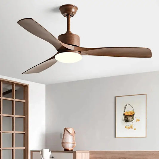 Simple DC Motor Ceiling Fan with Light for Living,Restaurant - Fans