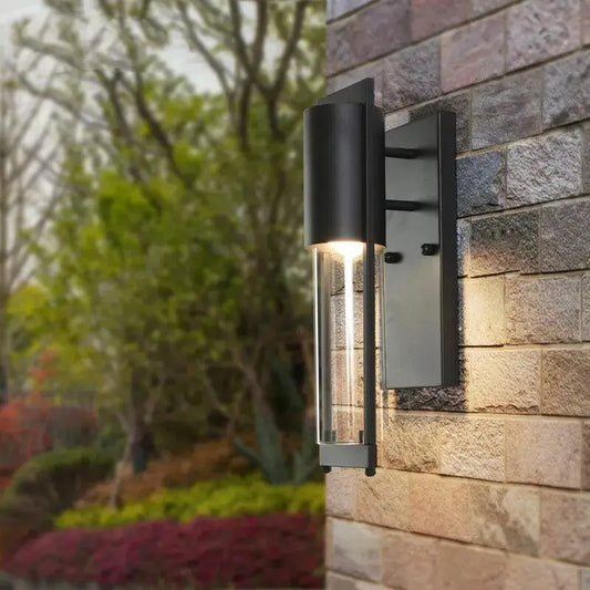 Vintage Black/Bronze Outdoor Waterproof Led Wall Sconce for Porch - Lighting